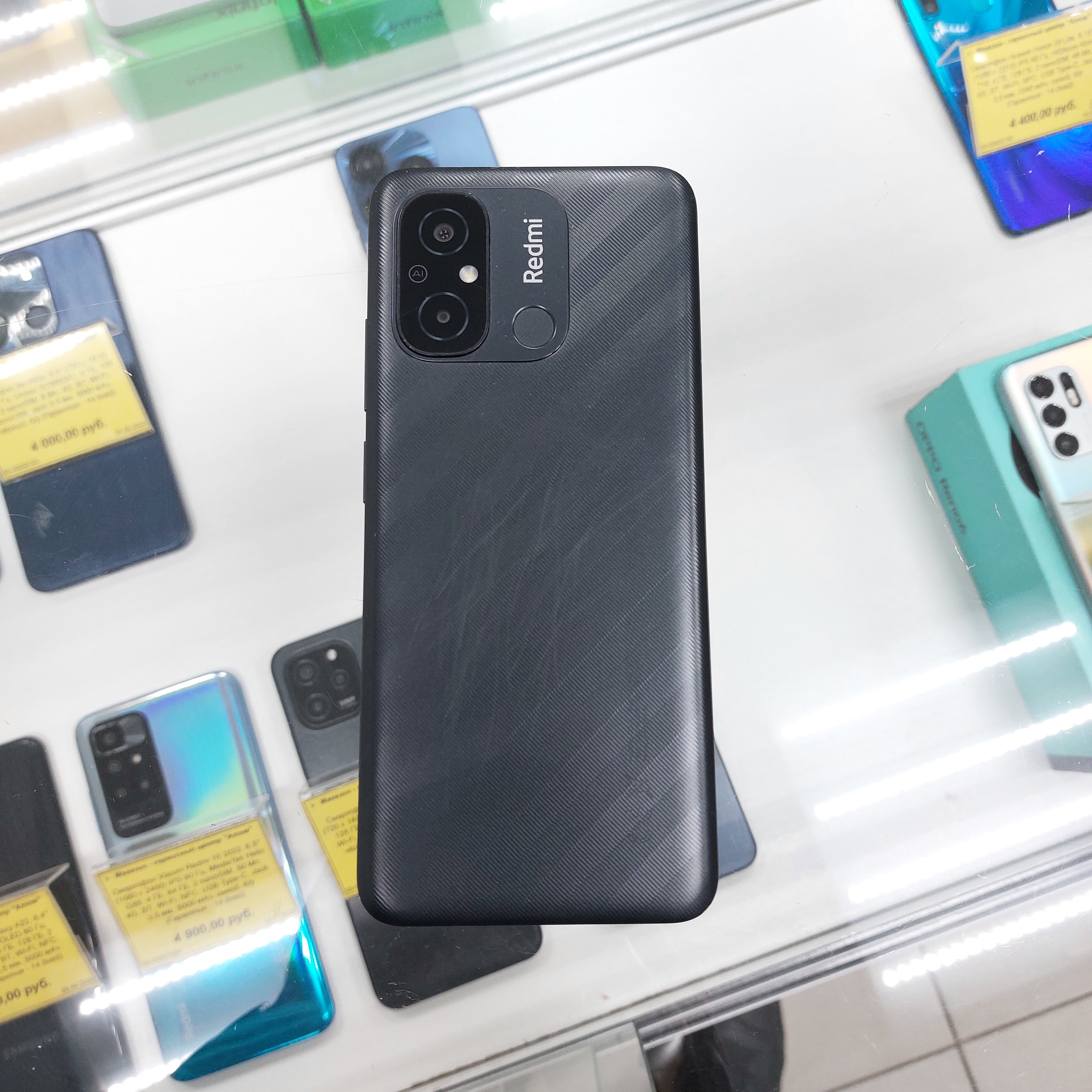 картинка Смартфон Xiaomi Redmi 12C, 3/64 ГБ, чёрный, б/у