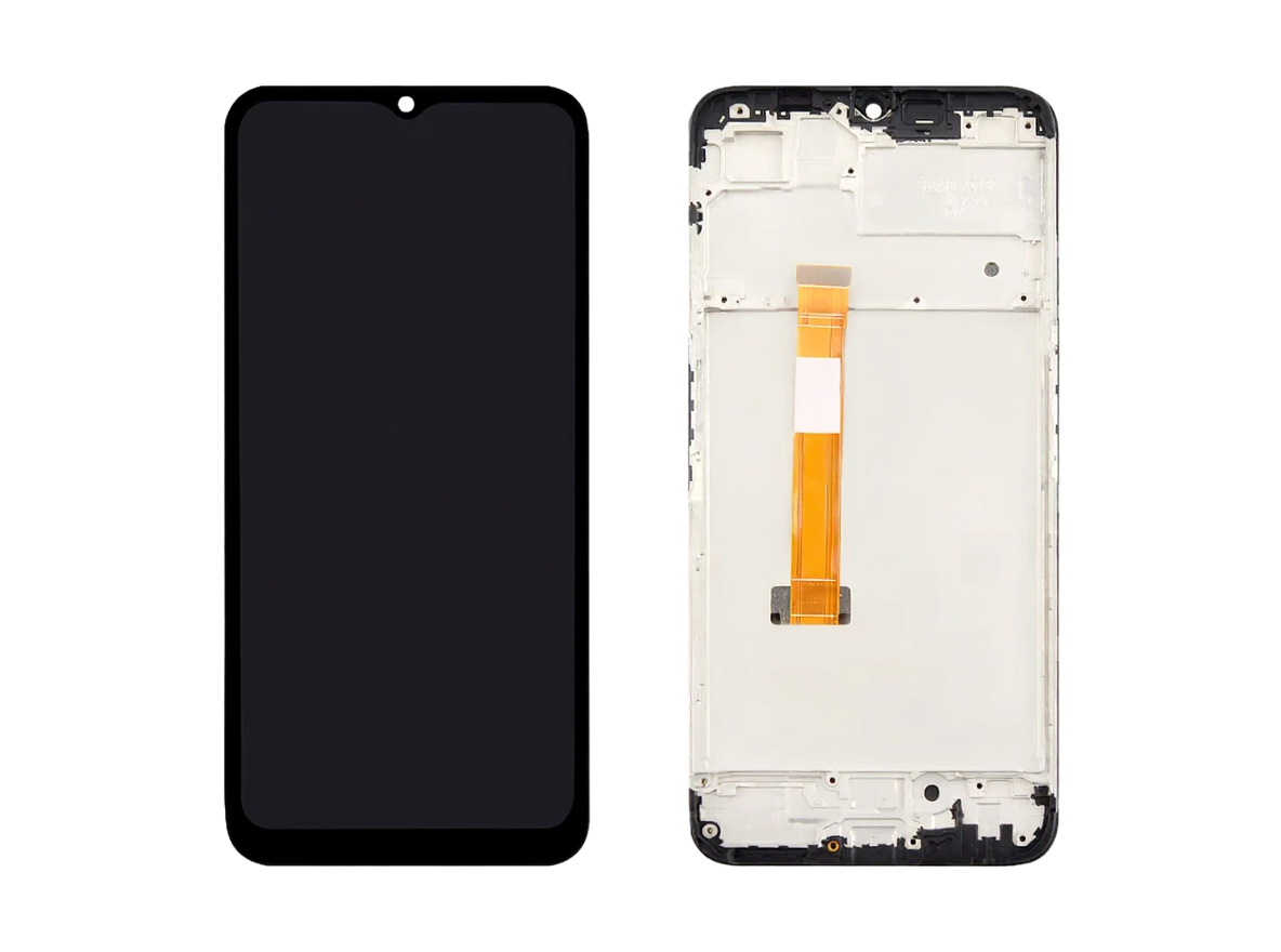 картинка Дисплей для смартфона Realme C35 в рамке + тачскрин, IPS, чёрный